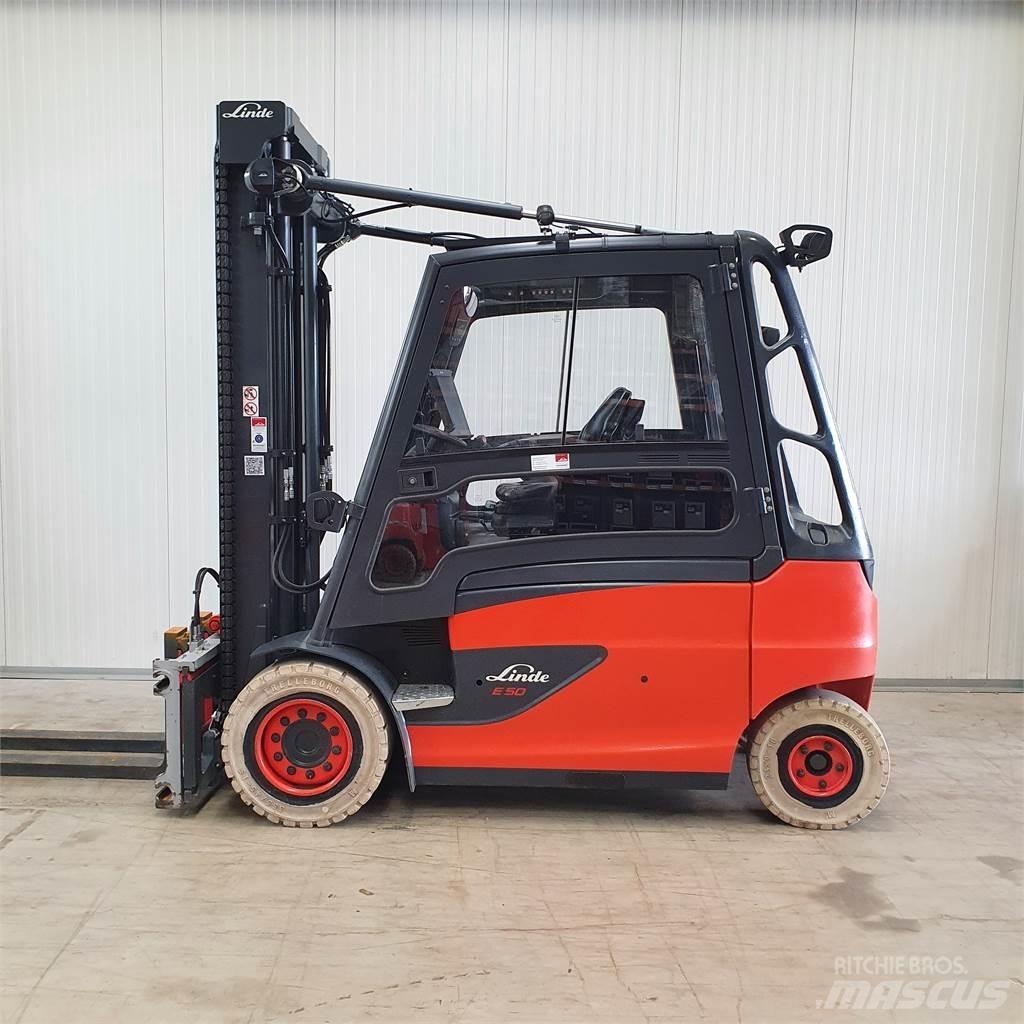 Linde E50HL Elmotviktstruckar