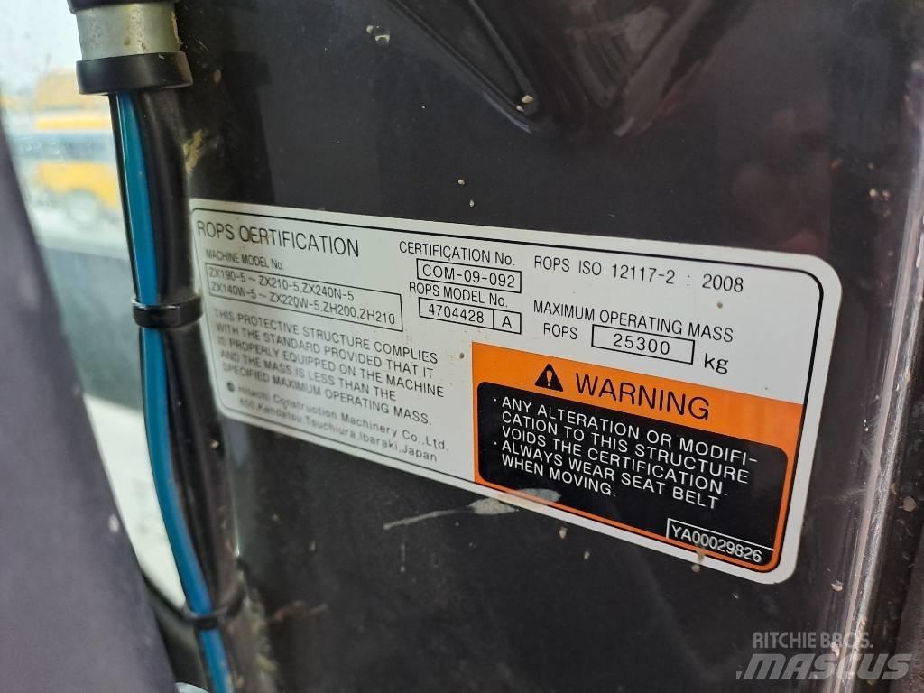 Hitachi ZX210LC-5B Bandgrävare
