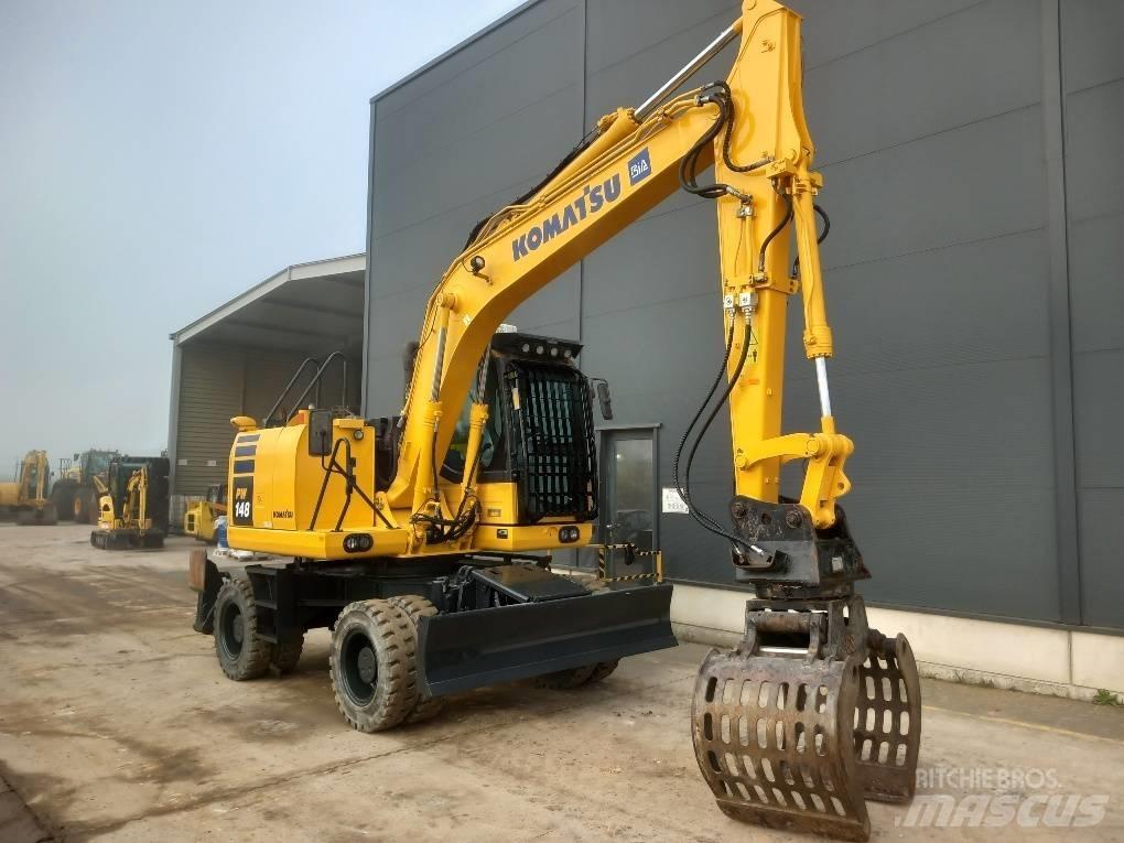 Komatsu PW148-10 Hjulgrävare