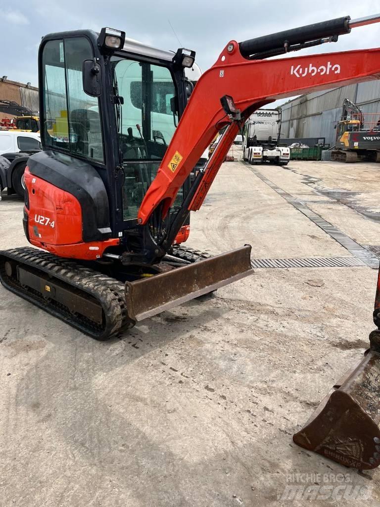 Kubota U 27-4 Minigrävare < 7t