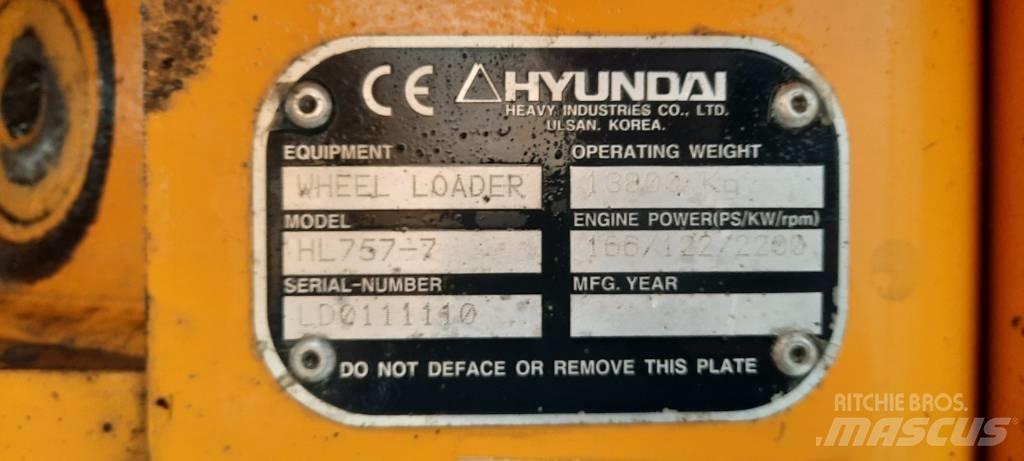 Hyundai HL 757-7 Hjullastare