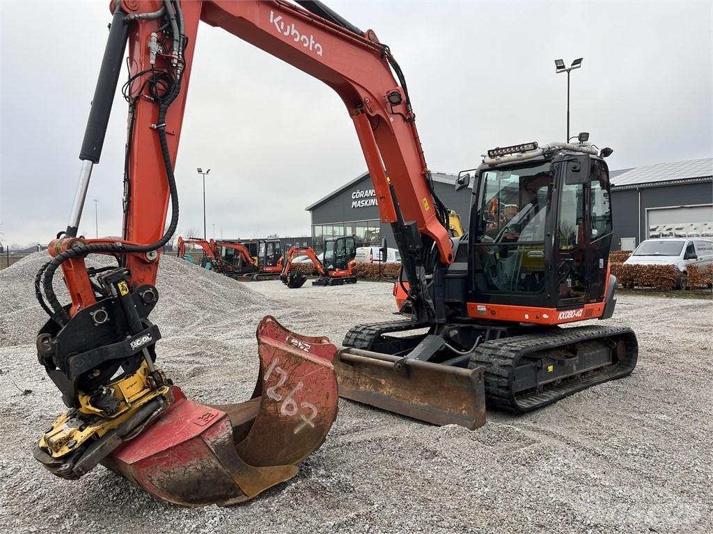 Kubota KX 080-4 Midigrävmaskiner 7t - 12t