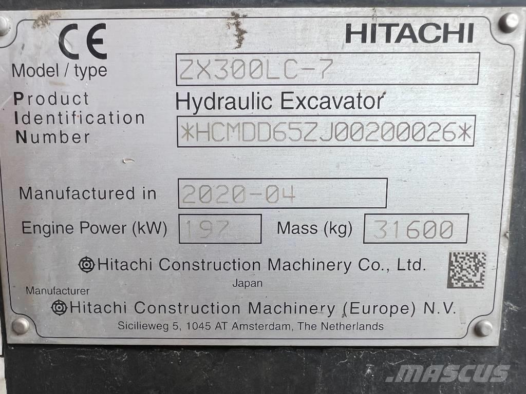 Hitachi ZX 300 LC-7 Bandgrävare