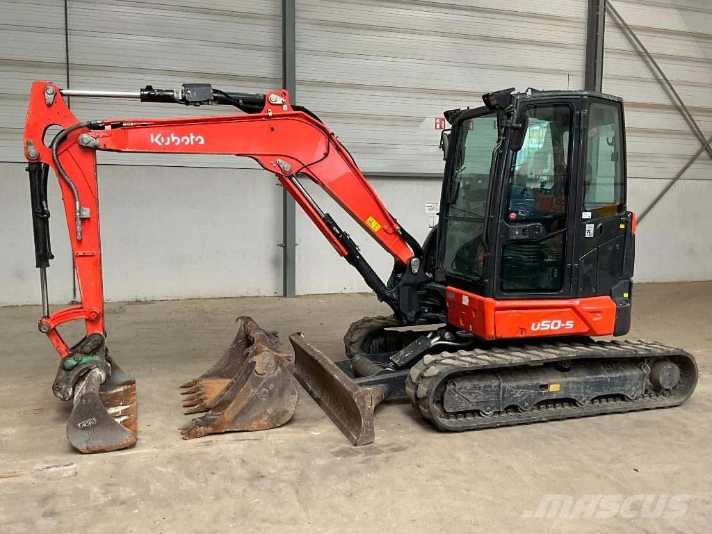 Kubota U 50-5 Minigrävare < 7t