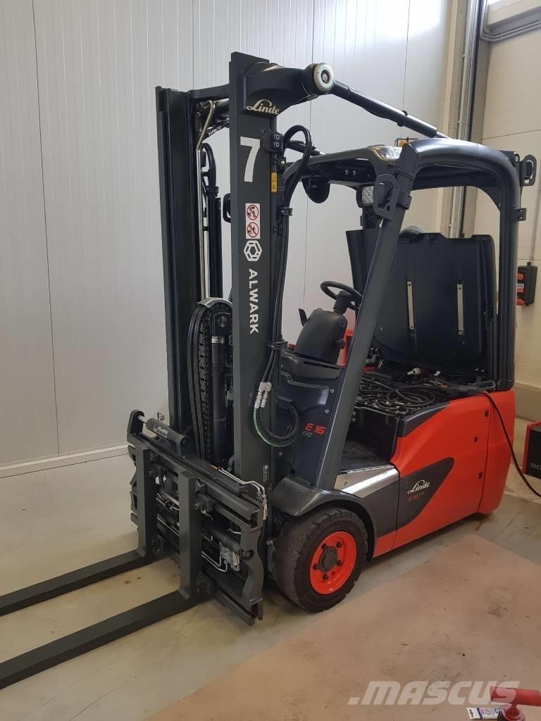 Linde E16C Elmotviktstruckar