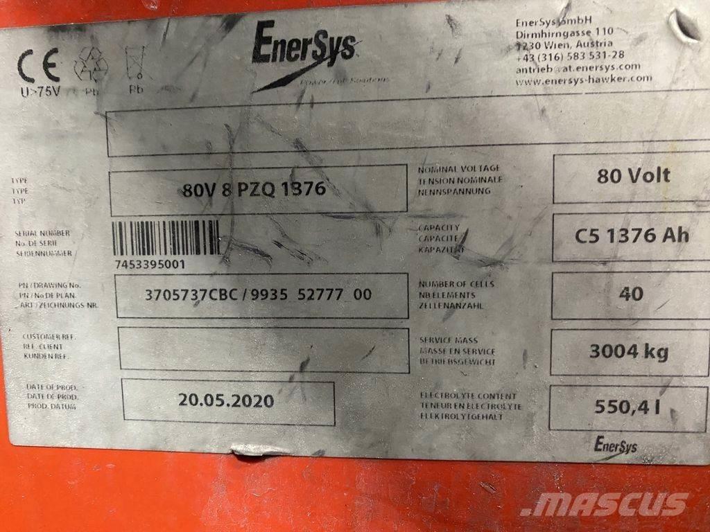 Linde E80-01/900 Elmotviktstruckar