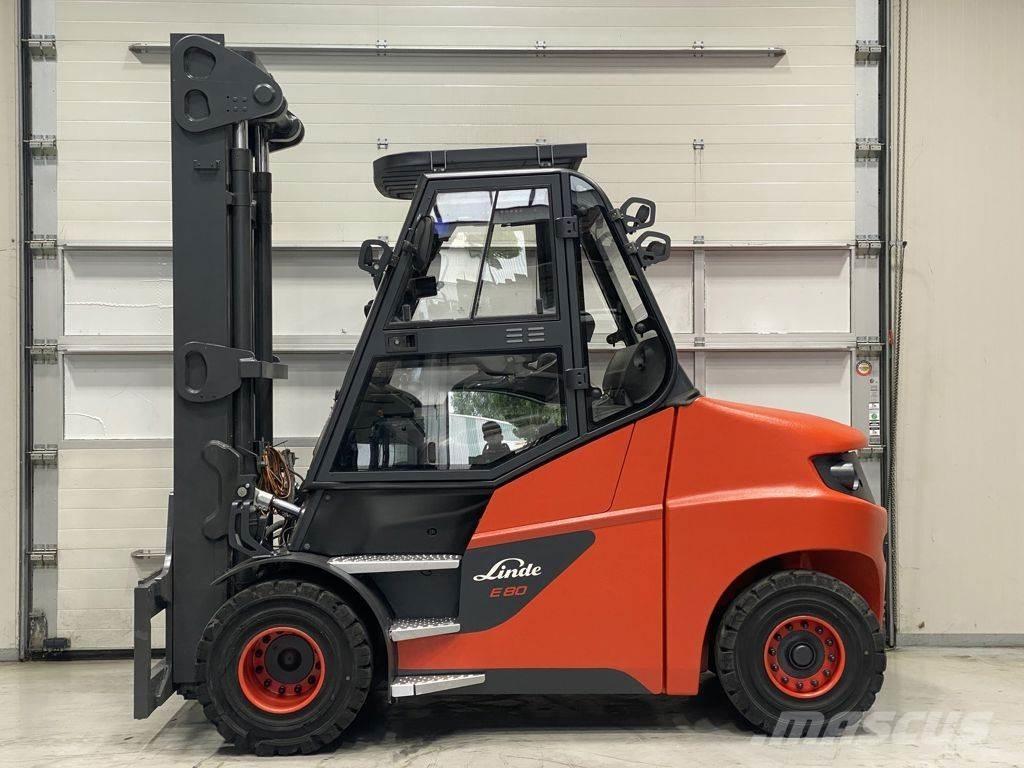 Linde E80-01/900 Elmotviktstruckar