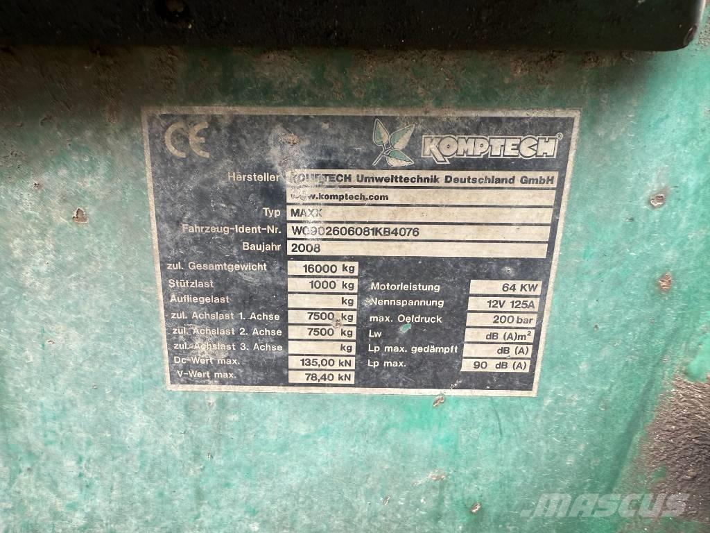 Komptech Maxx Mobila sorteringsverk