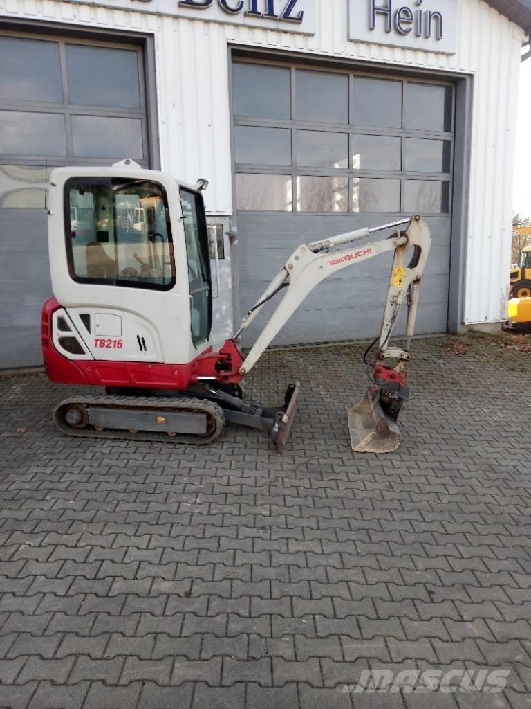 Takeuchi TB 216 Minigrävare < 7t