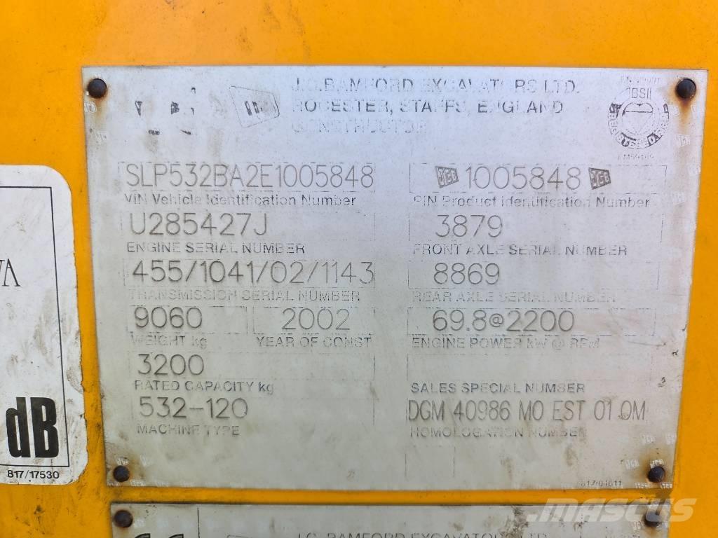 JCB 532-120 Teleskoplastare