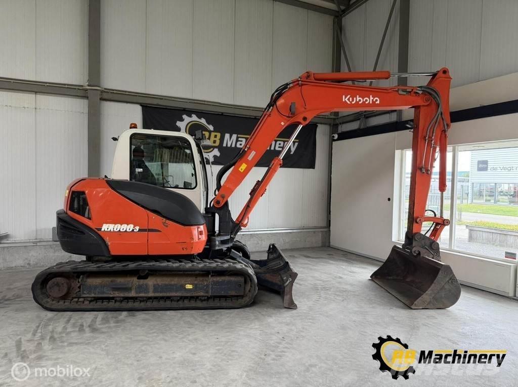 Kubota KX080-3 Midigrävmaskiner 7t - 12t