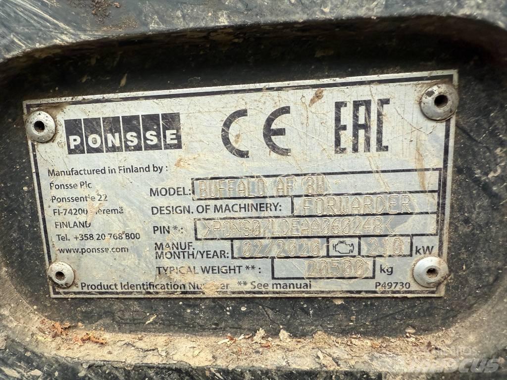 Ponsse BUFFALO AF 8W Skotare