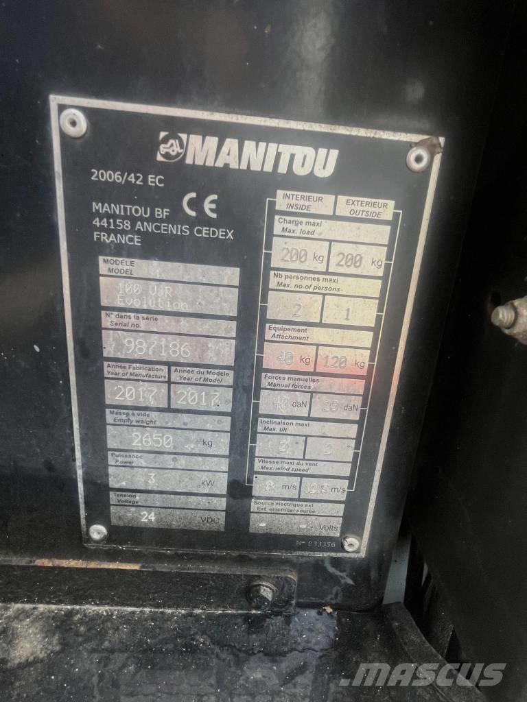 Manitou 100 VJR Personhissar och andra hissar
