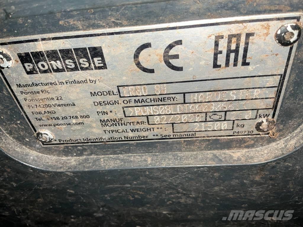 Ponsse ERGO 8W Skördare
