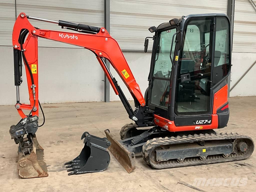 Kubota U 27-4 Minigrävare < 7t