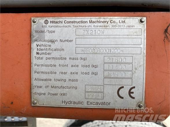 Hitachi ZX 210 W Hjulgrävare
