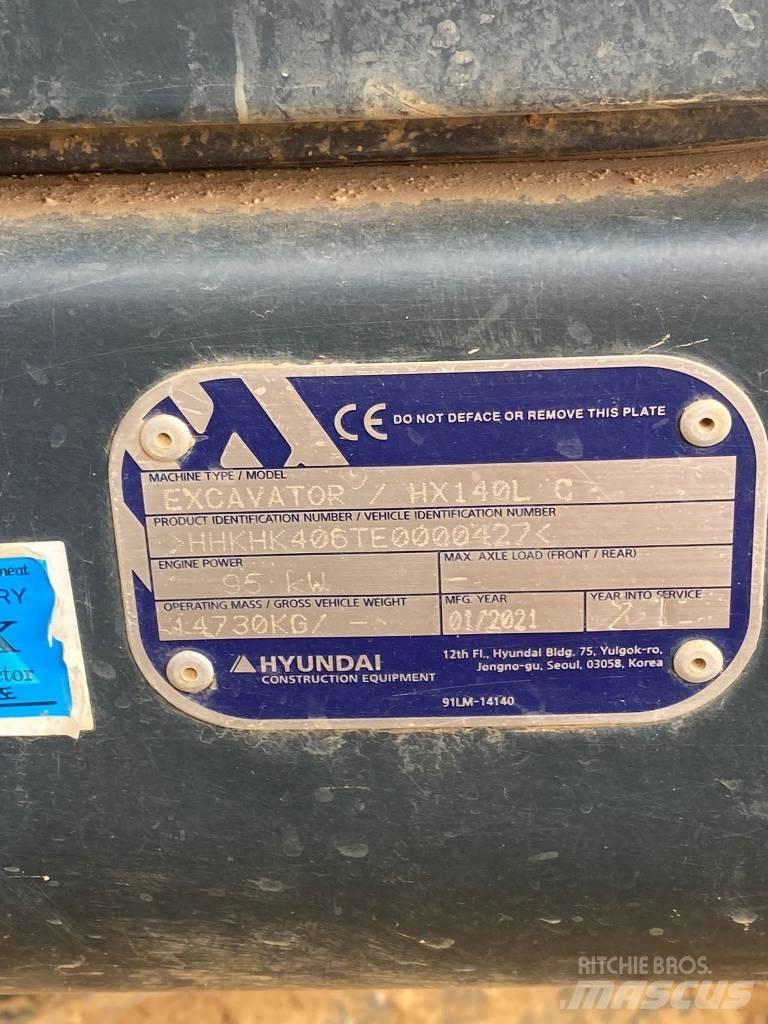 Hyundai HX140LC Bandgrävare