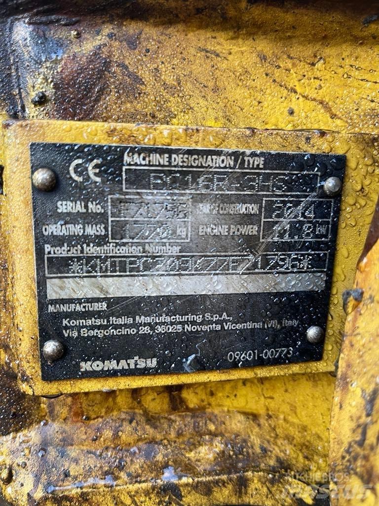 Komatsu PC 16 R-3HS Minigrävare < 7t