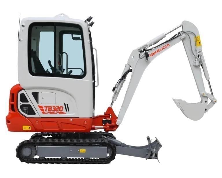 Takeuchi TB320 Minigrävare < 7t