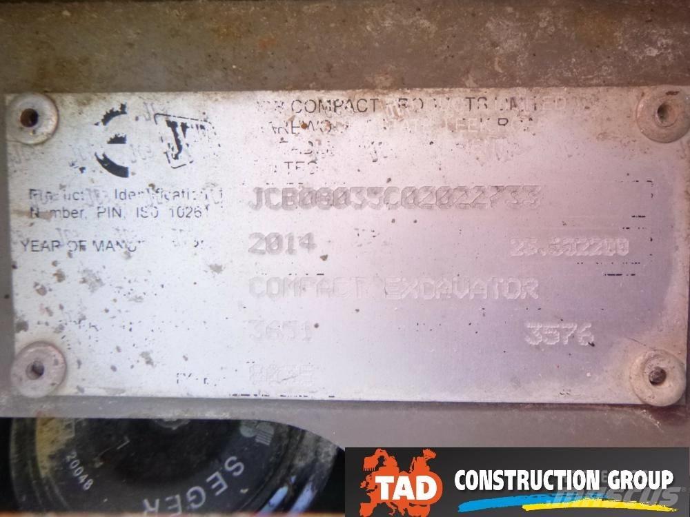 JCB 8035 ZTS Minigrävare < 7t