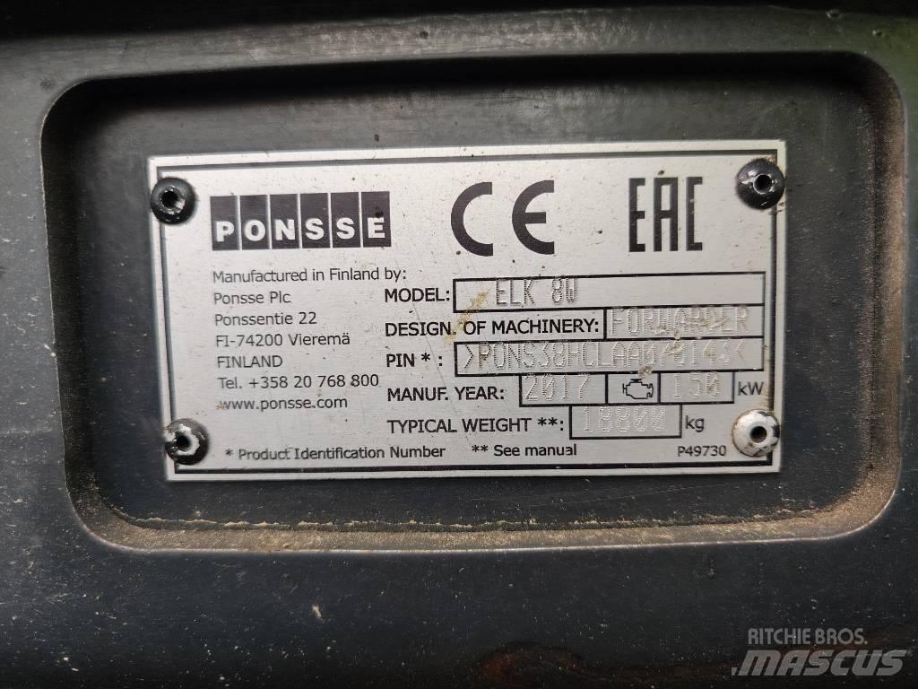 Ponsse Elk 8W Skotare