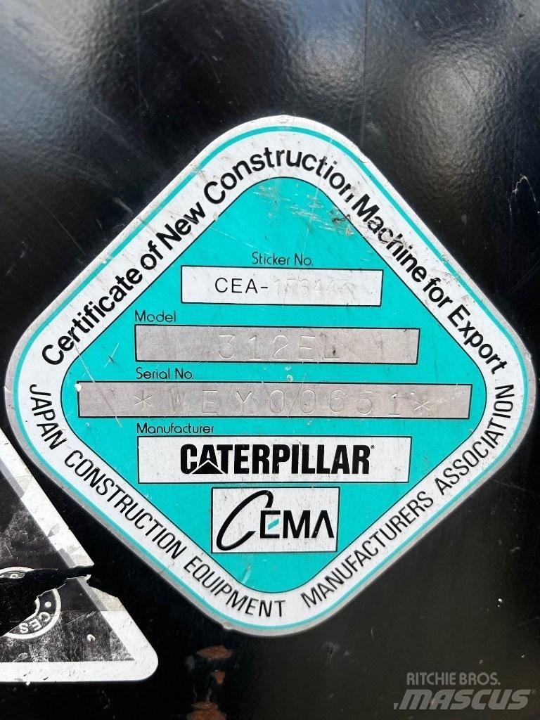 CAT 312 E Bandgrävare