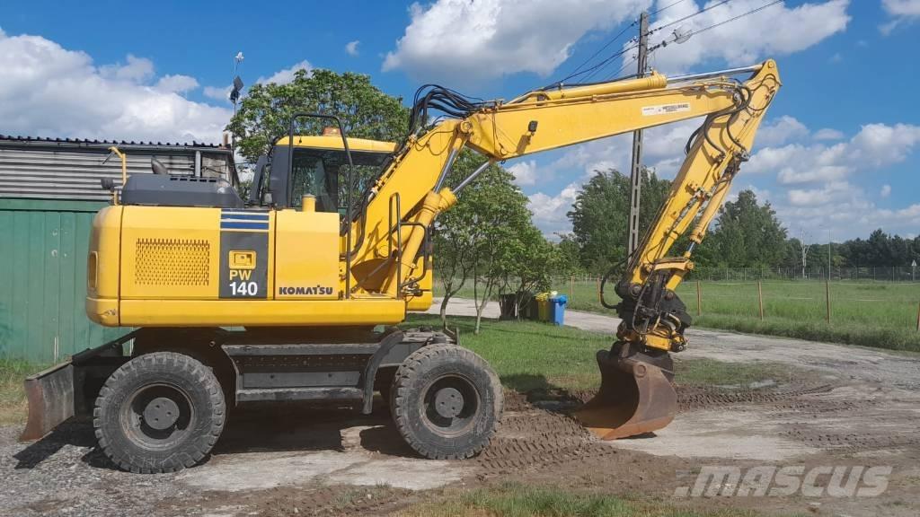 Komatsu PW 140-7 Hjulgrävare