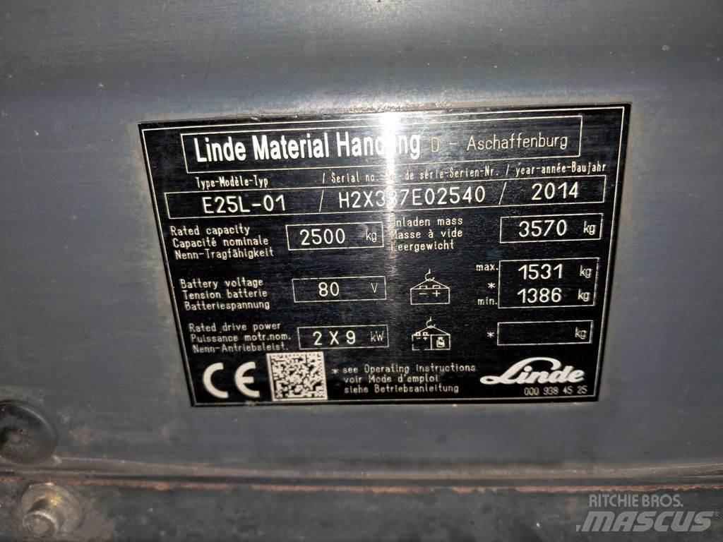 Linde E25L-01 Electric forklift trucks