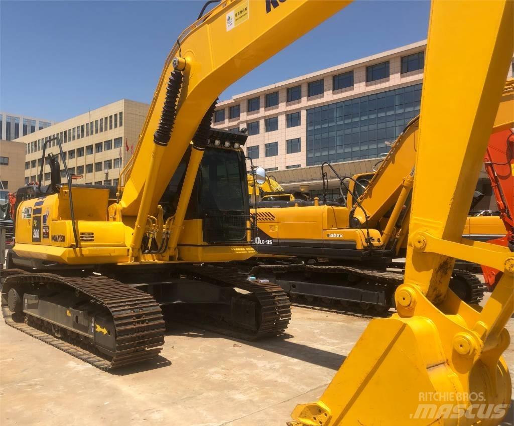 Komatsu PC200 Bandgrävare