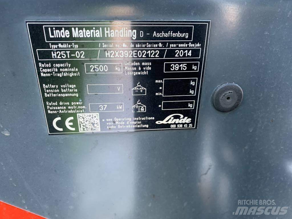 Linde H25T-02 Gasolmotviktstruckar