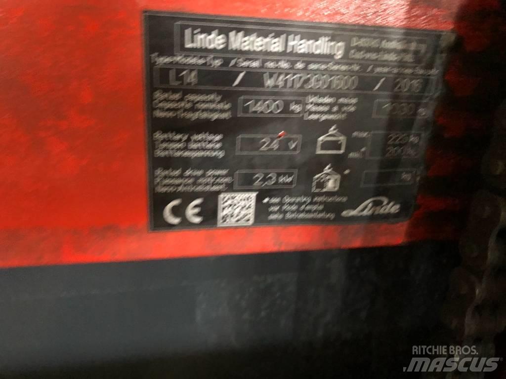 Linde H 16 T-01 Gasolmotviktstruckar