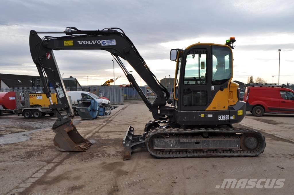 Volvo ECR 88 D Midigrävmaskiner 7t - 12t