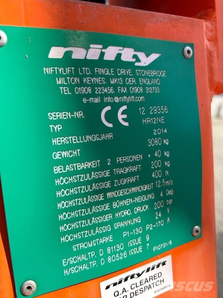 Niftylift HR 12 N E Bomliftar