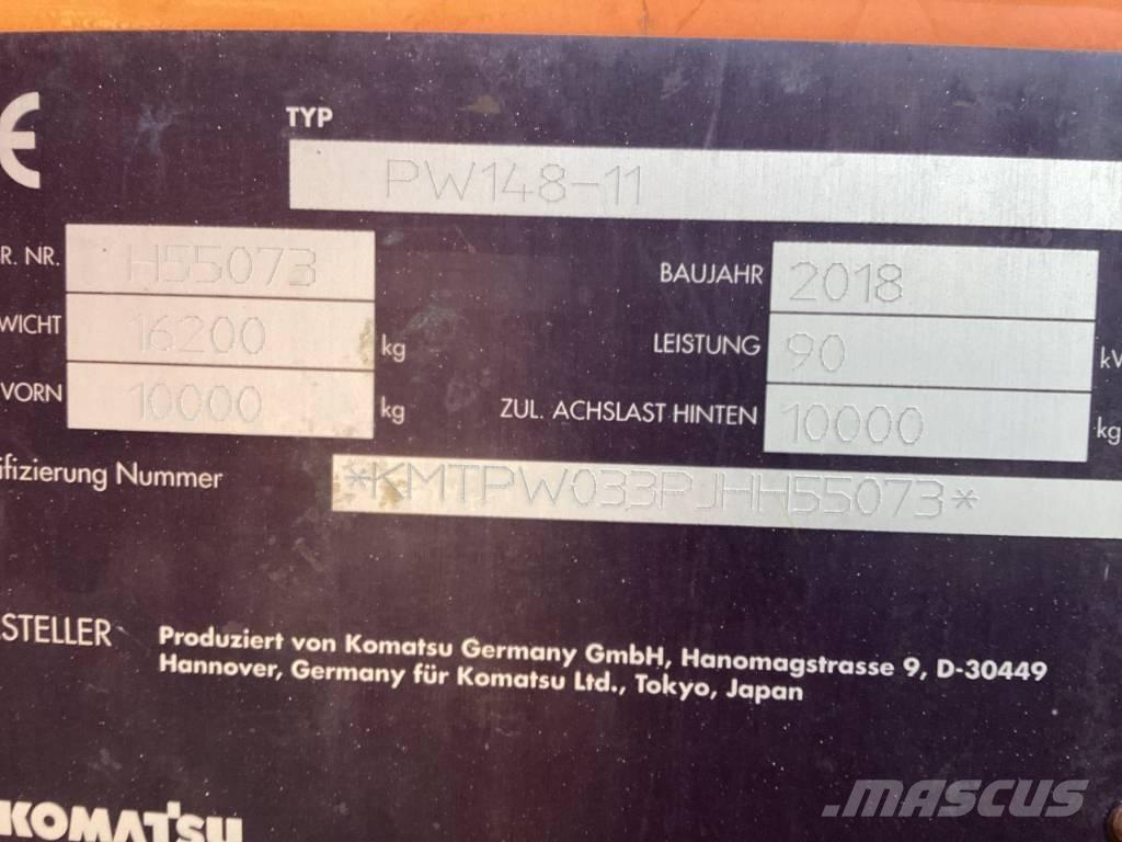 Komatsu PW 148-11 Hjulgrävare