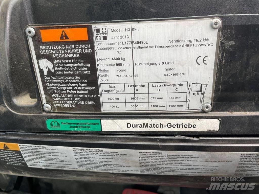 Hyster H 30 FT Gasolmotviktstruckar