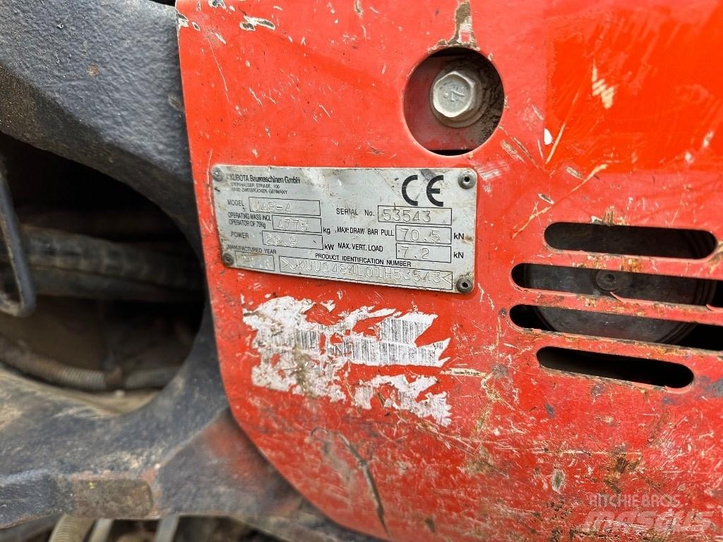 Kubota KX 048-4 Minigrävare < 7t