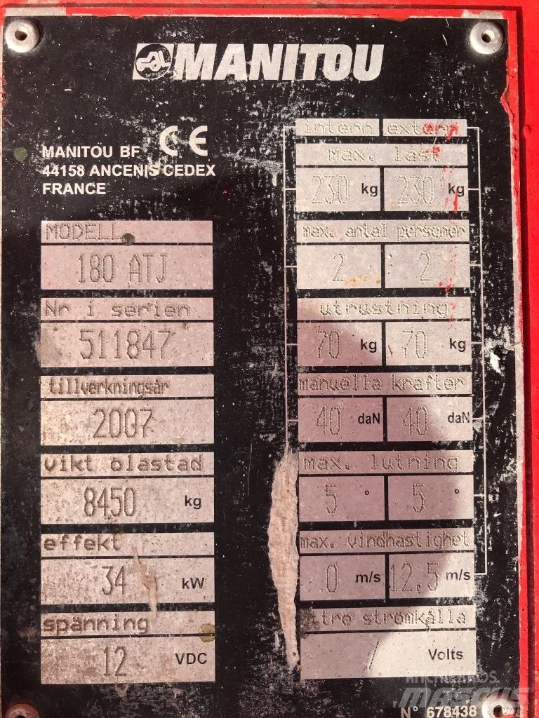 Manitou 180 ATJ Bomliftar