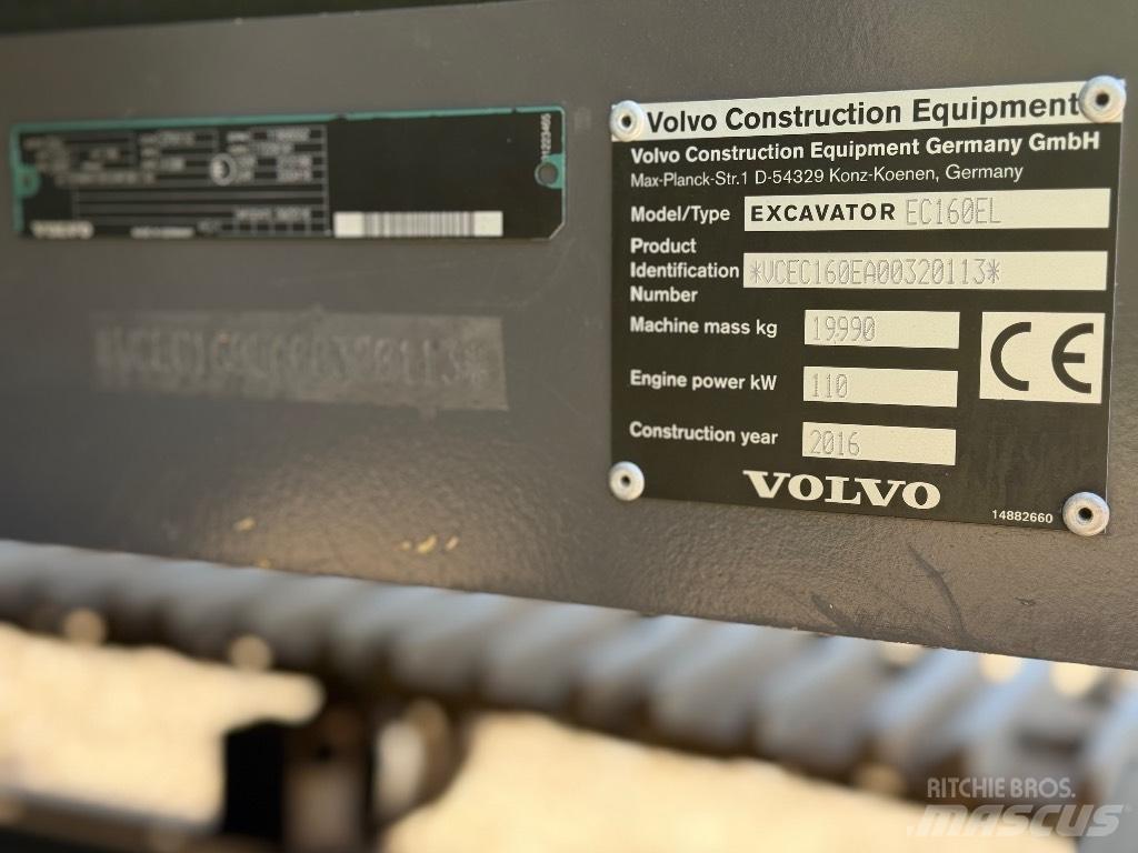 Volvo EC 160 EL Bandgrävare