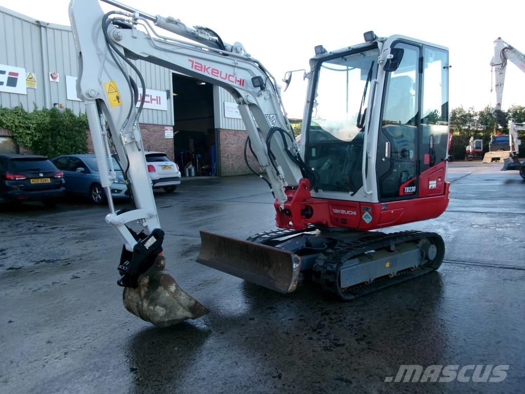 Takeuchi TB 230 Minigrävare < 7t