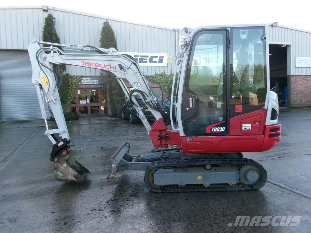 Takeuchi TB 230 Minigrävare < 7t