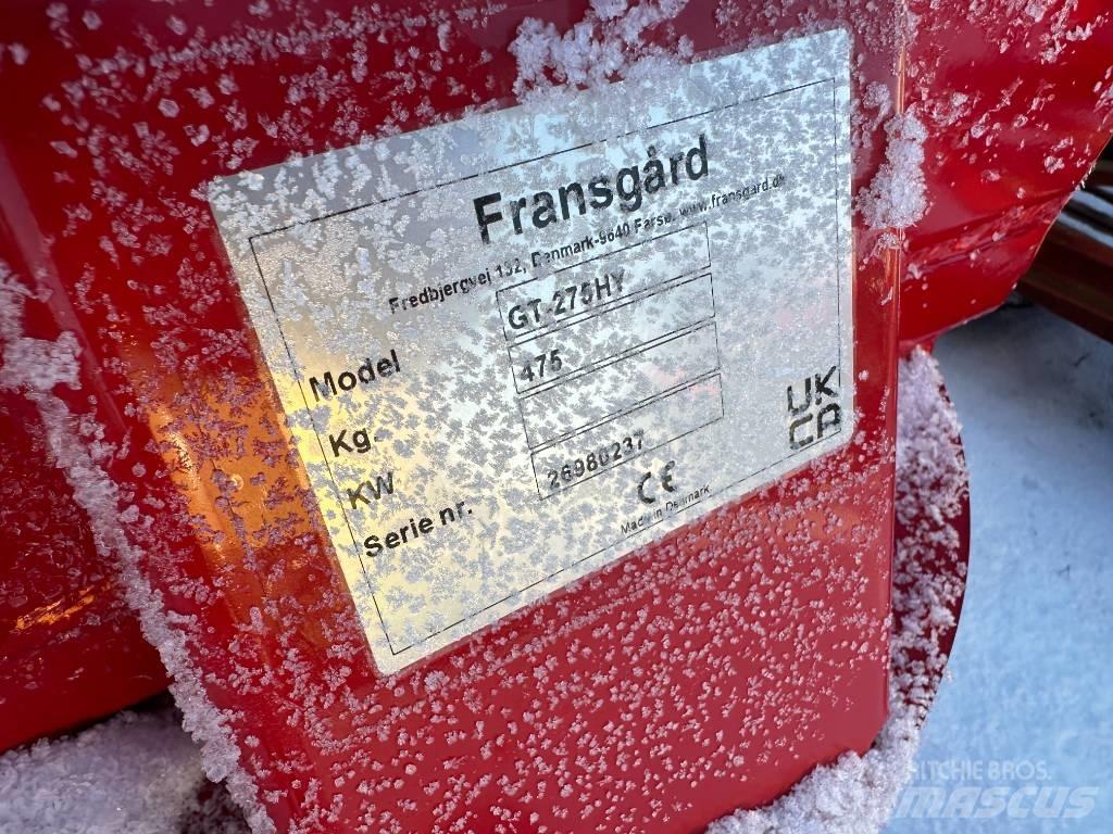 Fransgård GT 275 HY Snöblad och plogar
