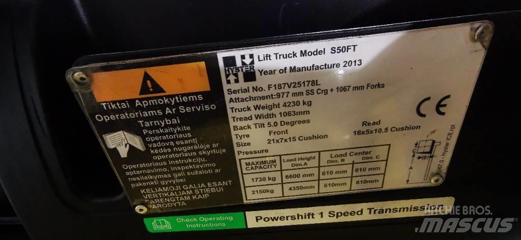 Hyster H 2.5 FT LPG Gasolmotviktstruckar