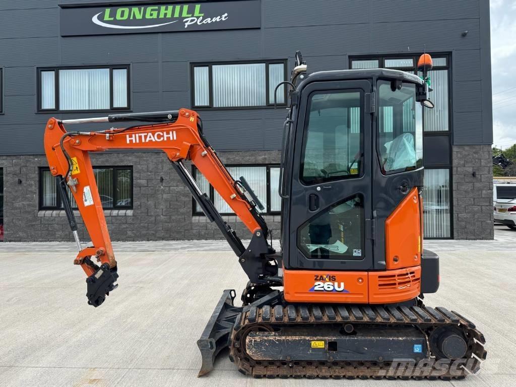 Hitachi ZX 26 U-6CLR Minigrävare < 7t