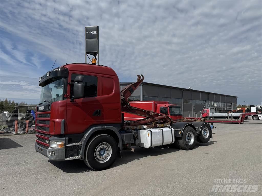 Scania R144 6X2 Lastväxlare/Krokbilar