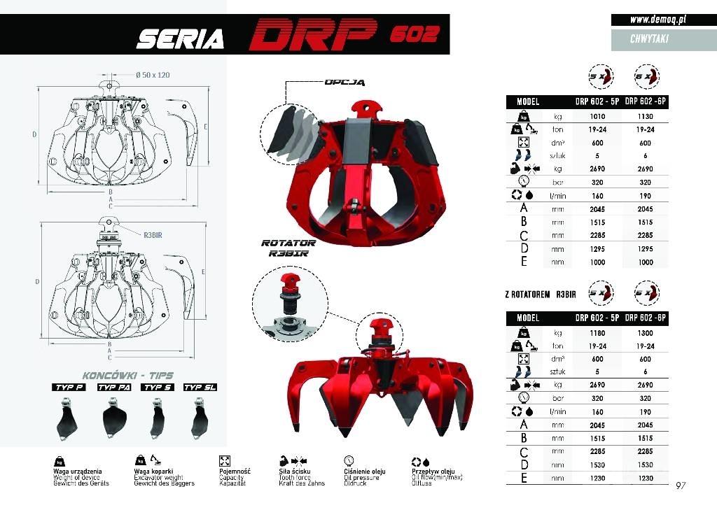  DEMOQ DRP250 4P Gripar