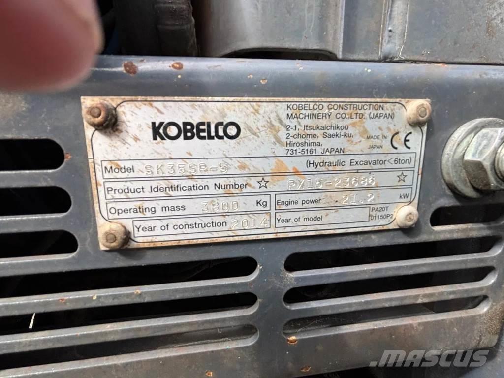 Kobelco SK35SR-5 Minigrävare < 7t