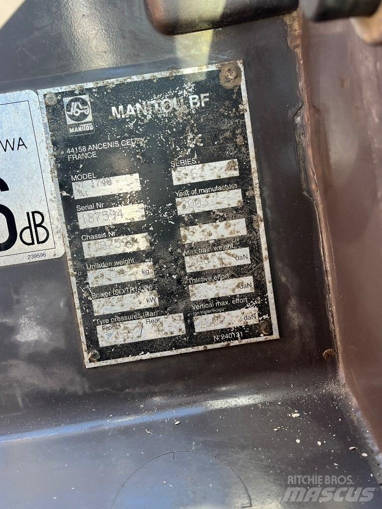 Manitou 1740 Teleskoplastare