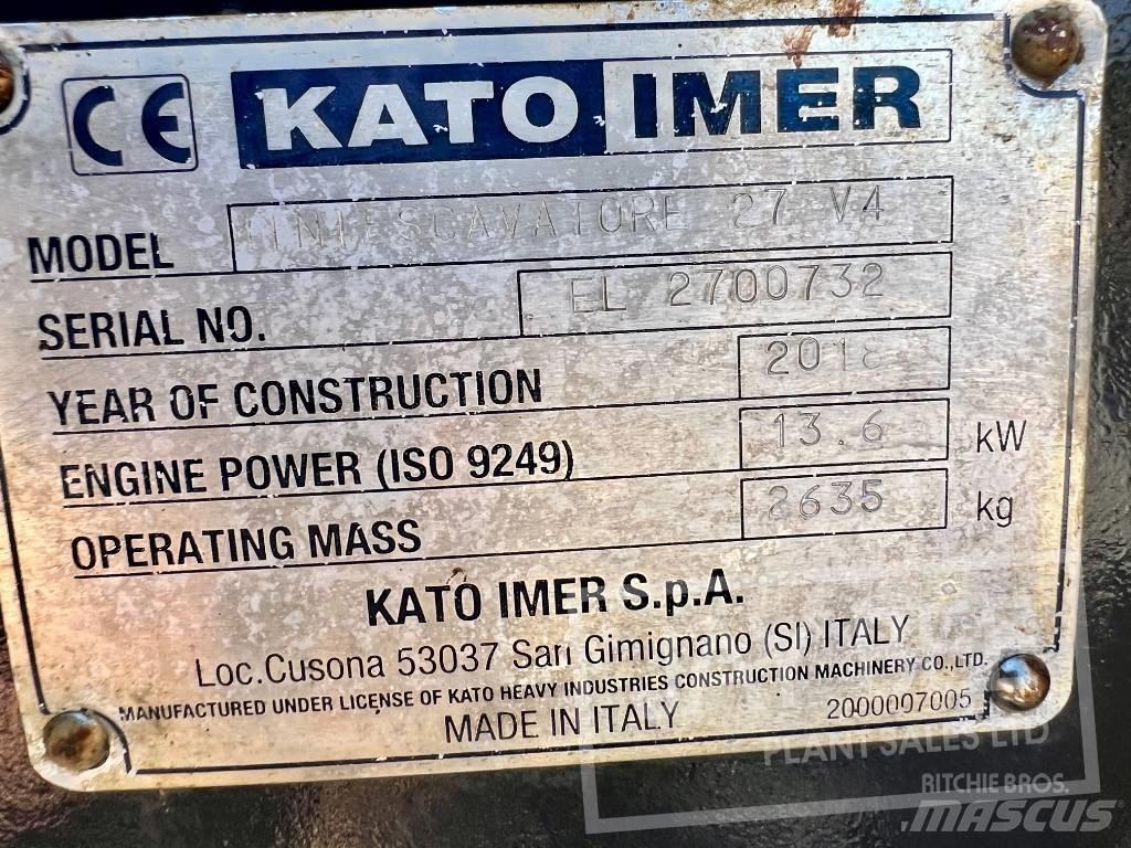 Kato HD27V4 Minigrävare < 7t
