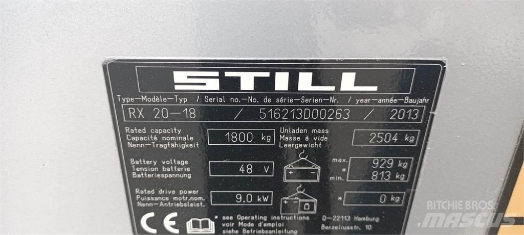 Still RX20-18 Elmotviktstruckar