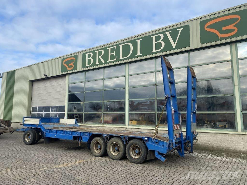  Dieplader 4 assen Maskintransporter